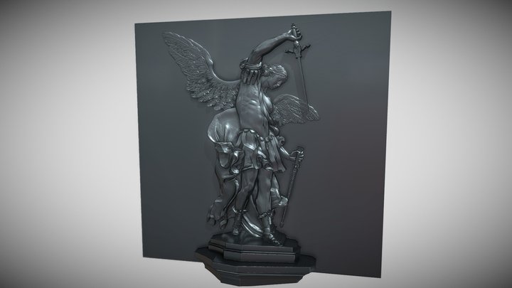 San Michele Arcangelo (Bas-relief) 3D Model