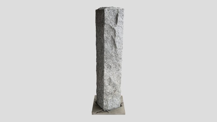 Stone Pillar 01 3D Model
