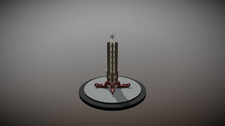 Tugu Muba (Musi Banyuasin) 3D Model