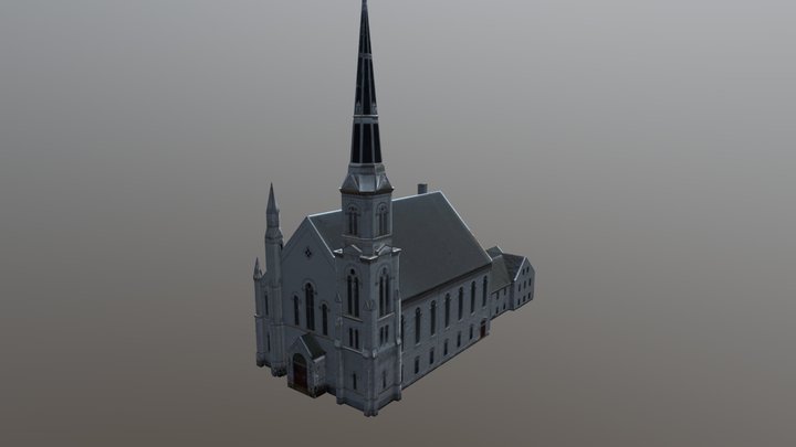 Wakefield First Baptist Church 3D Model