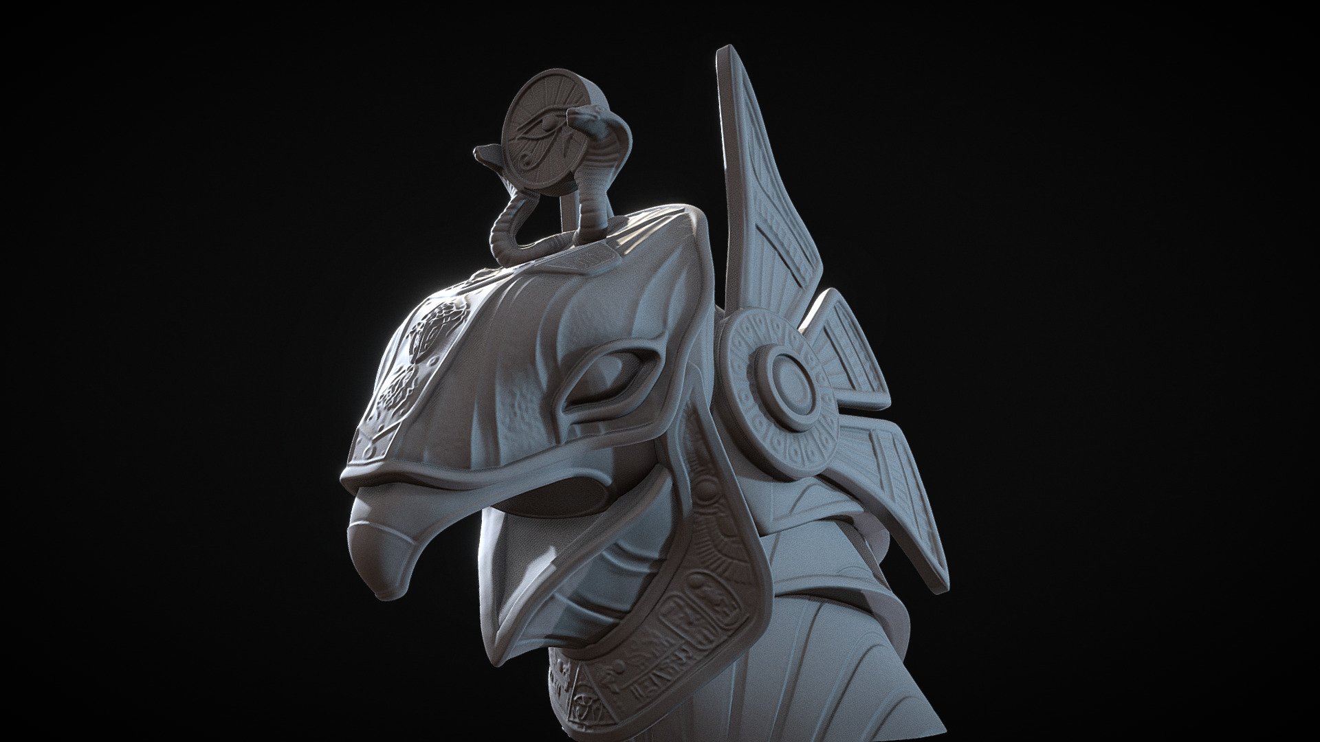 Horus Deco V3 - Buy Royalty Free 3D Model By Omassyx [72f263a ...