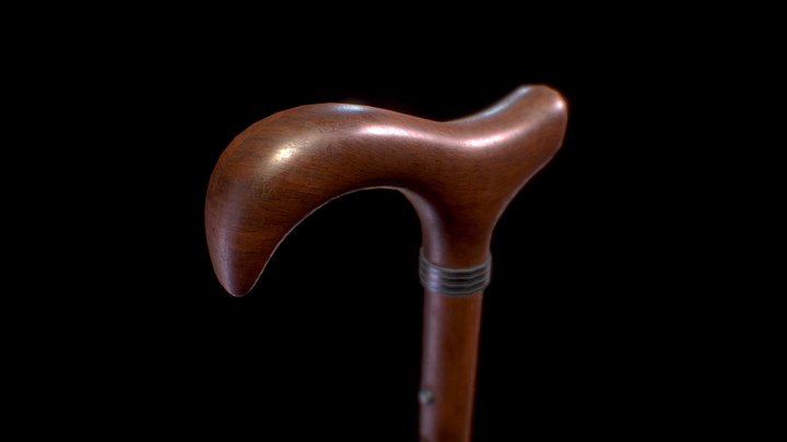Walking Stick 3D Model