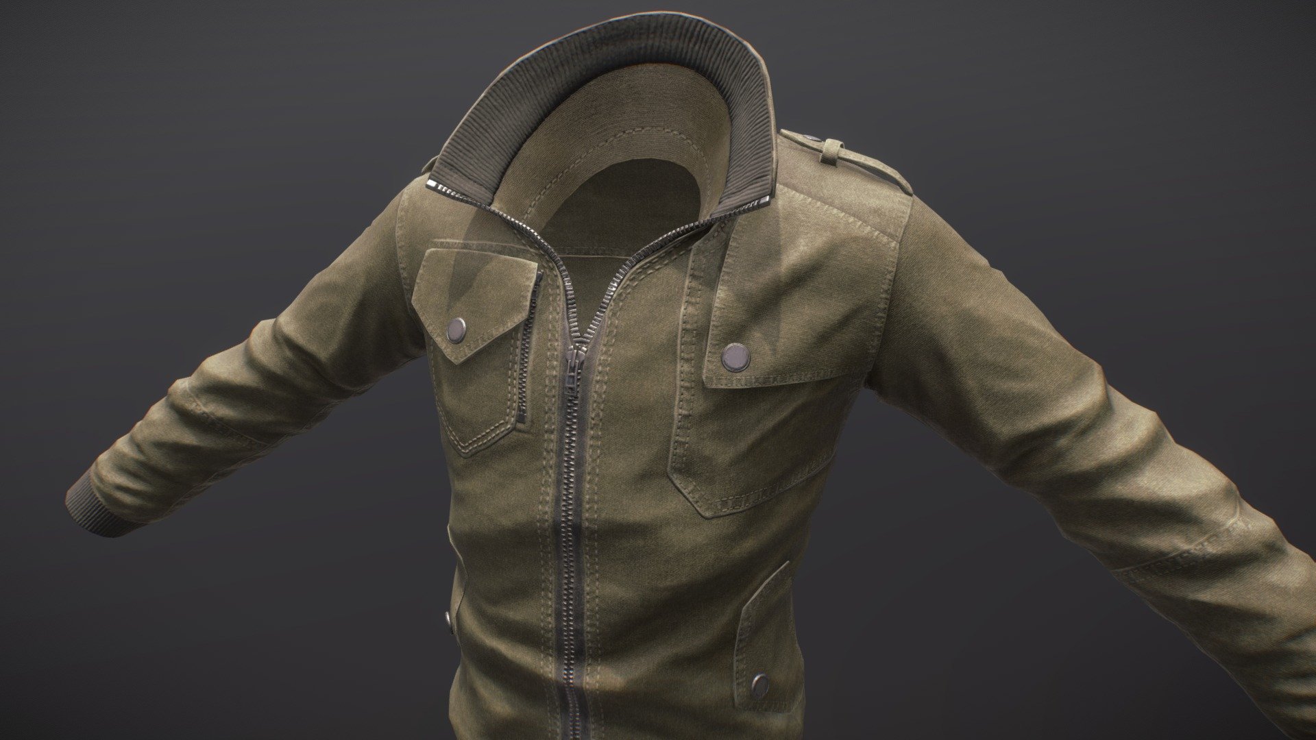 Game Res Jacket - 3D model by Mortemacy [72f3161] - Sketchfab