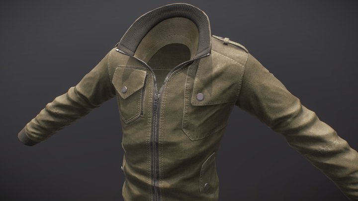 Game Res Jacket 3D Model
