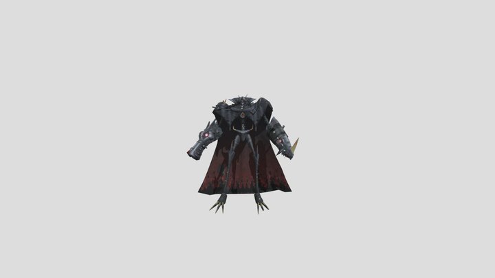 Omnimon Zwart D 3D Model