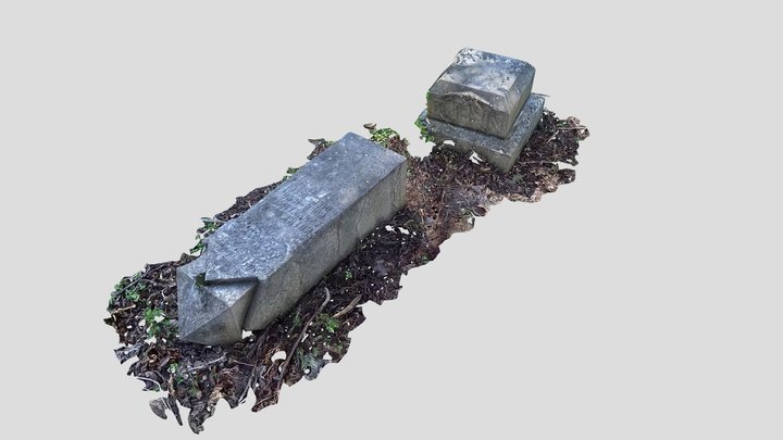 KY HDD Grave Marker 1 3D Model