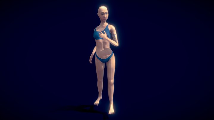 Female Model 3D Model