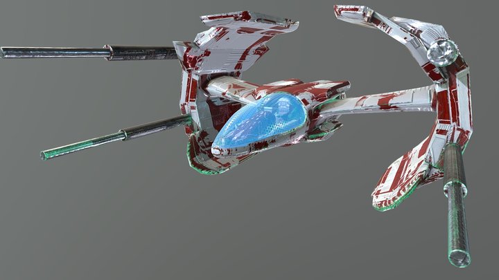 Space ship 3D Model