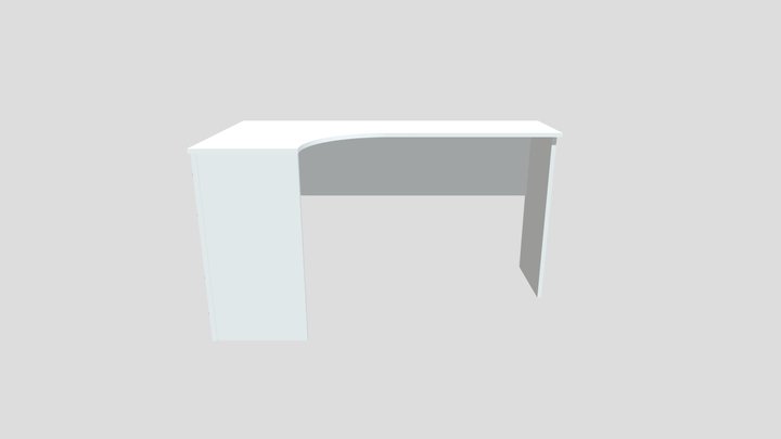 Ergonomic right table Argo a-203.60 3D Model