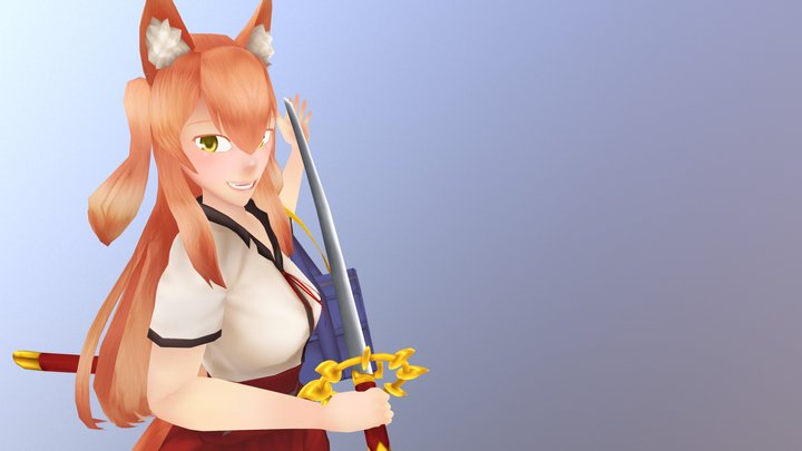 Suzuka Gozen (Fate) 3D Model