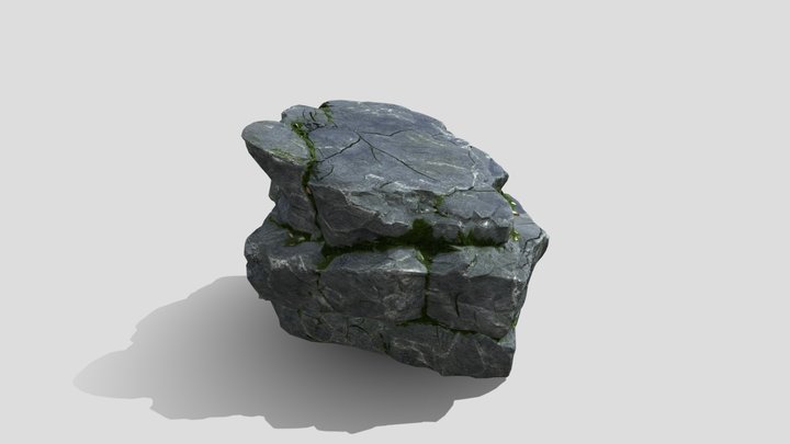 Boulder rock 3D Model Free – Kostenloses 3D-Modell STL