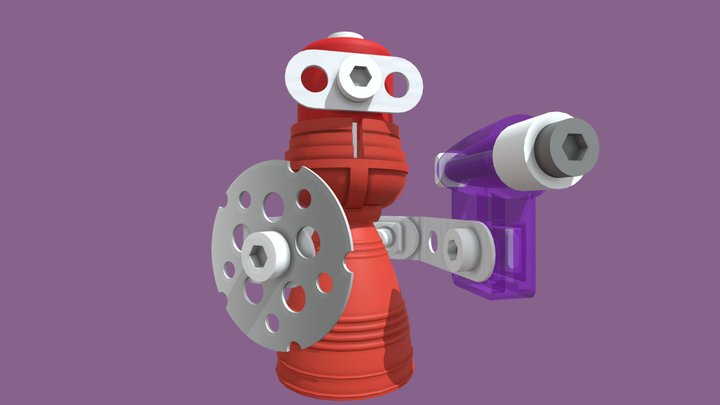Nasty Bot 3D Model