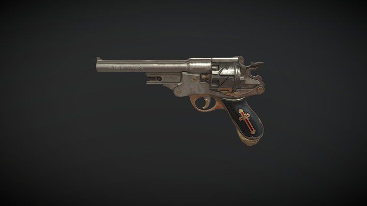 van helsing pistol 3D Model