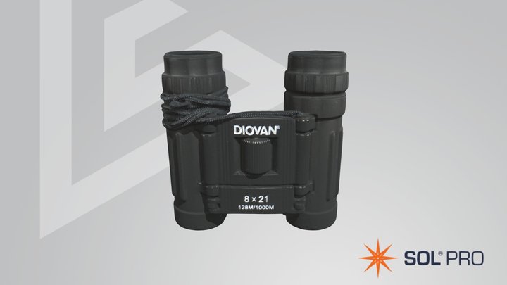 Mini-binoculars - SOL PRO 3D Model