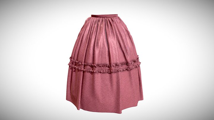 Skirt #1 from a historical engraving