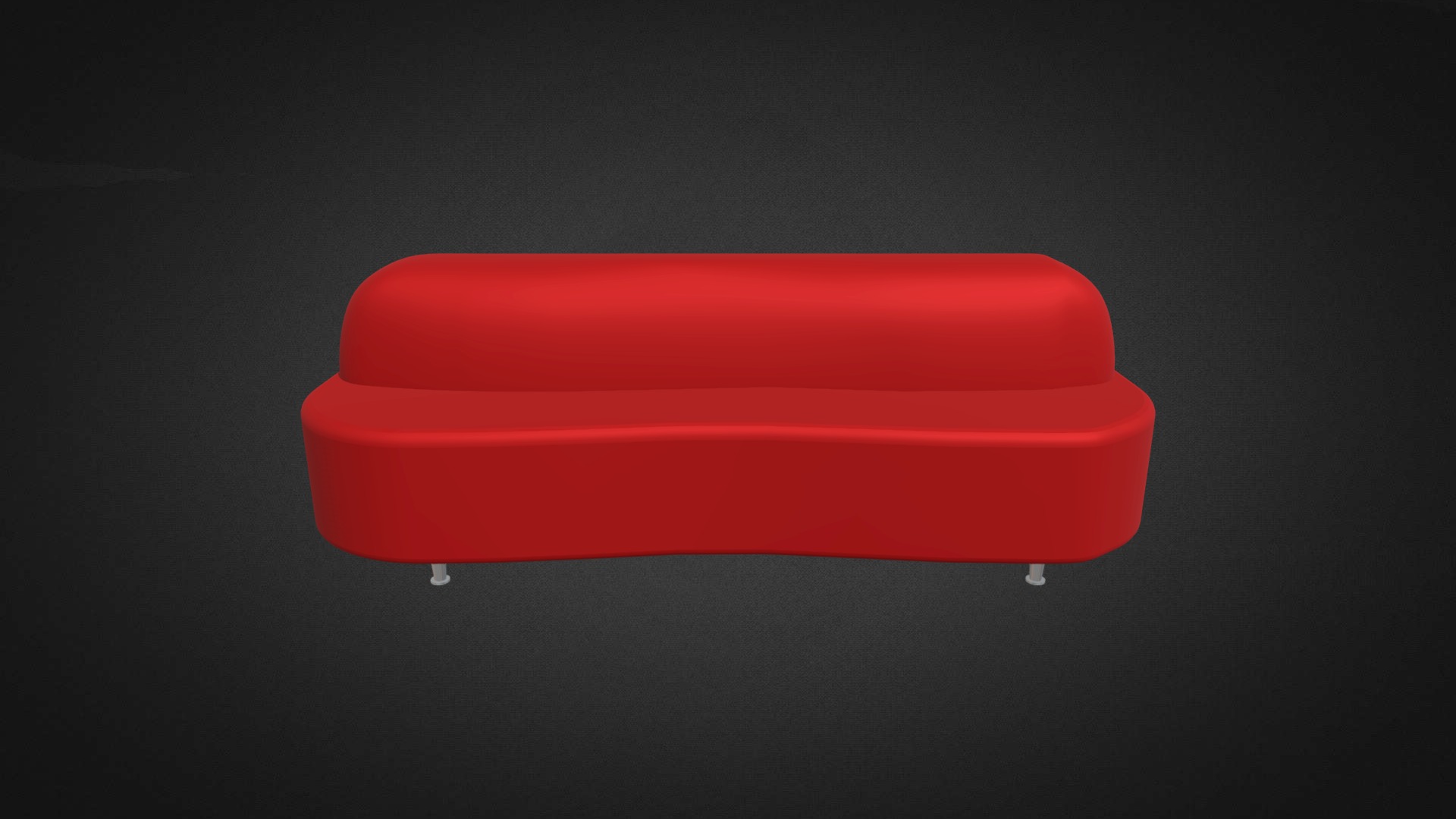 3D model Bubble Sofa Hire - This is a 3D model of the Bubble Sofa Hire. The 3D model is about a red plastic container.