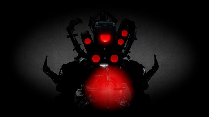 Locked In Titan Speakerman (Lamatern) 3D Model
