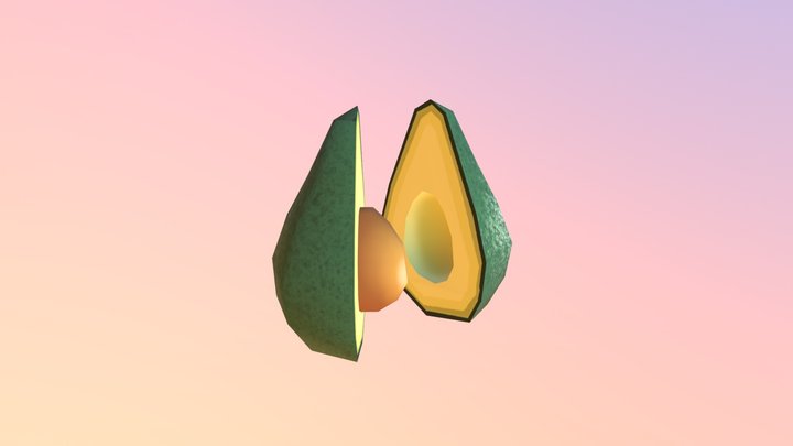Avocado 3D Model