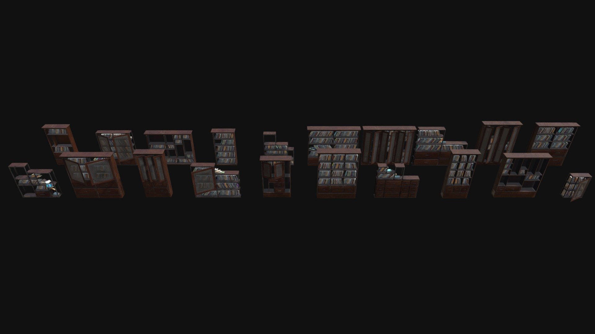 Bookcase generator test 2 - Download Free 3D model by ghostnoface ...