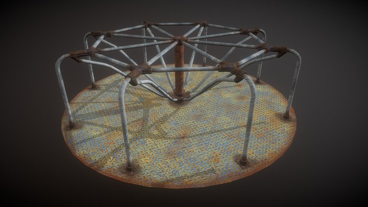 Playground Spinner 3D Model 3D Model