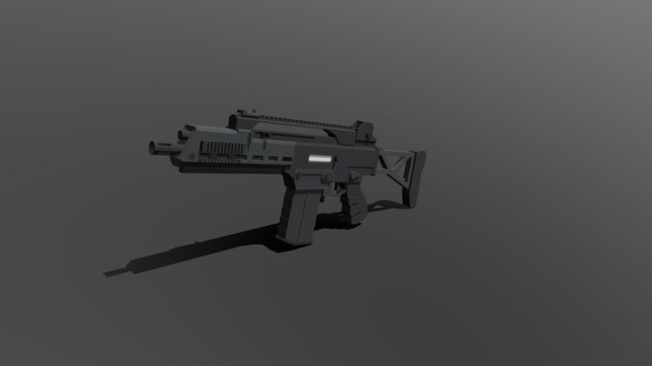 Special Carbine Rifle 3D Model