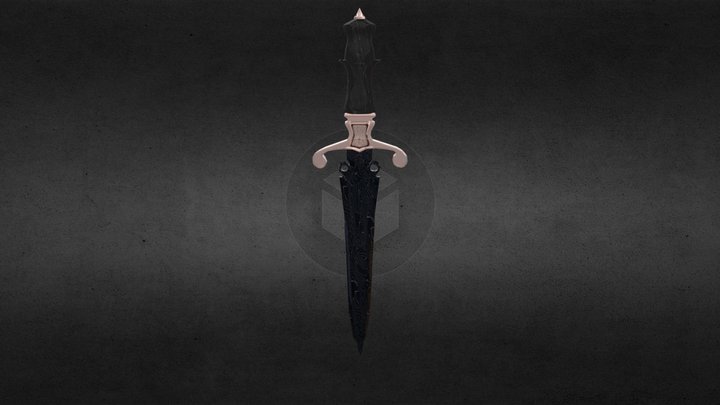 Damascus Dagger 3D Model