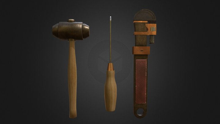Throwing Tools 3D Model