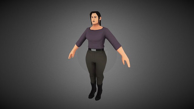 TF2 Zhanna Model 3D Model