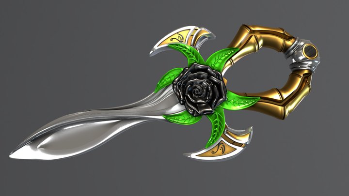 Sahjaza ankh Textured 3D Model