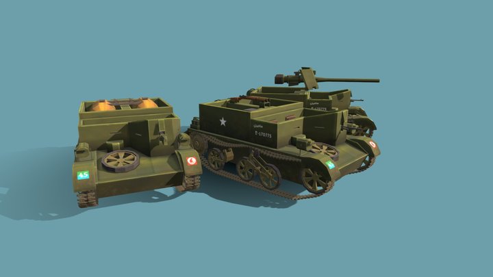 Universal Carriers 3D Model