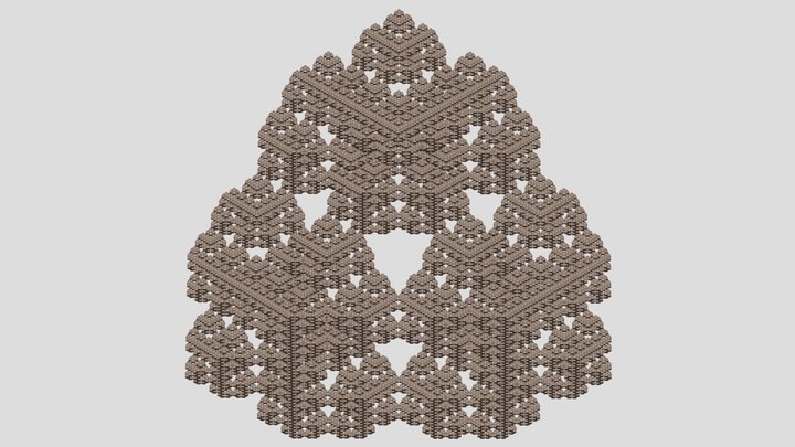 Truncated Tetrahedron Fractal | Level 4