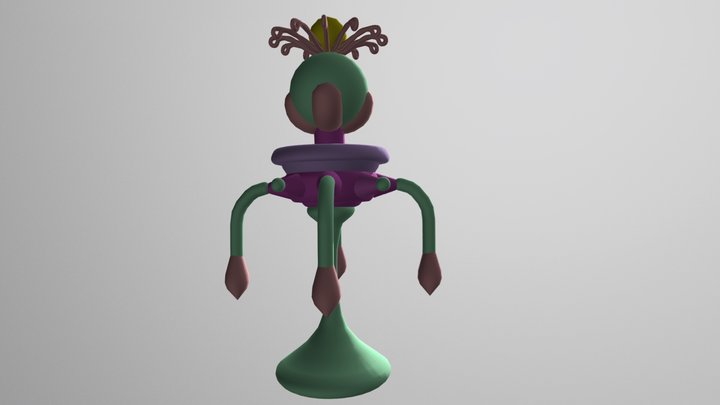 Post apocalyptic bloom 3D Model
