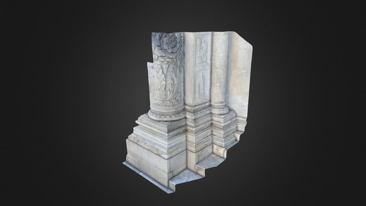 Pisa, piazza del Duomo. Battistero 3D Model