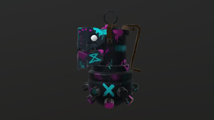 Jinx Grenade from Arcane 3D Model
