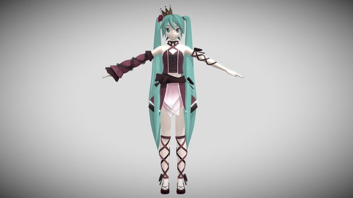 DT Vintage Miku – Gratis 3D-model STL