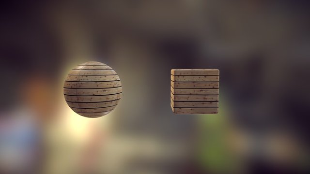 Wooden Planks 8K Texture 3D Model
