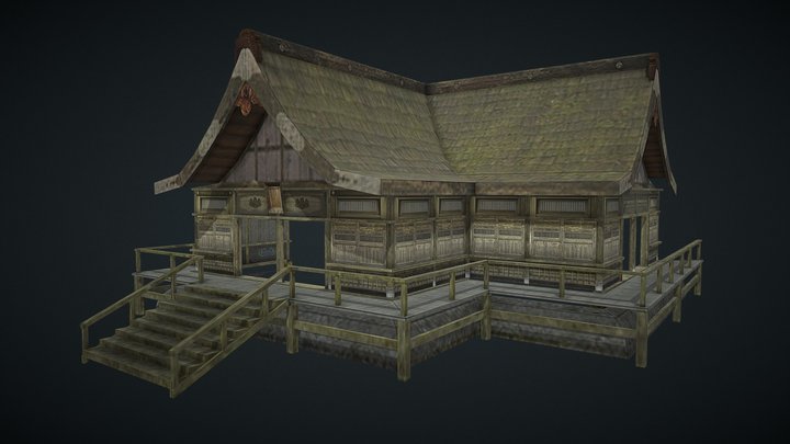 Shinobi Temple 3D Model