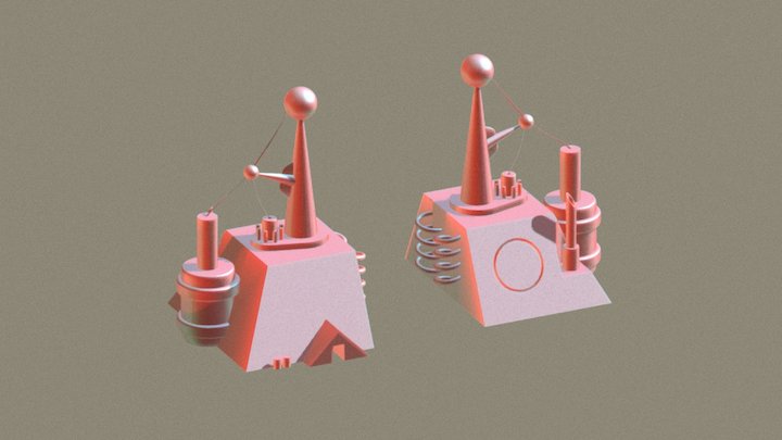 V.E.P. VIII: Electric Power Station 3D Model