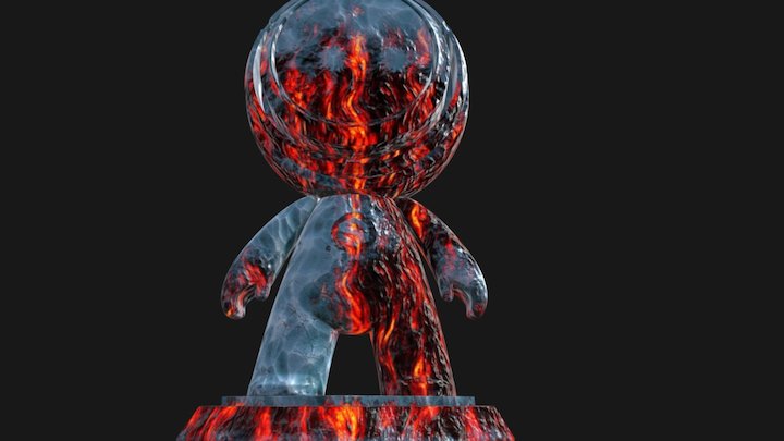 Meet Mat the Fire Ice 3D Model
