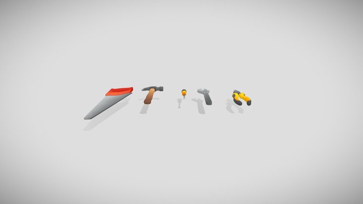 Cartoon tools 3D Model
