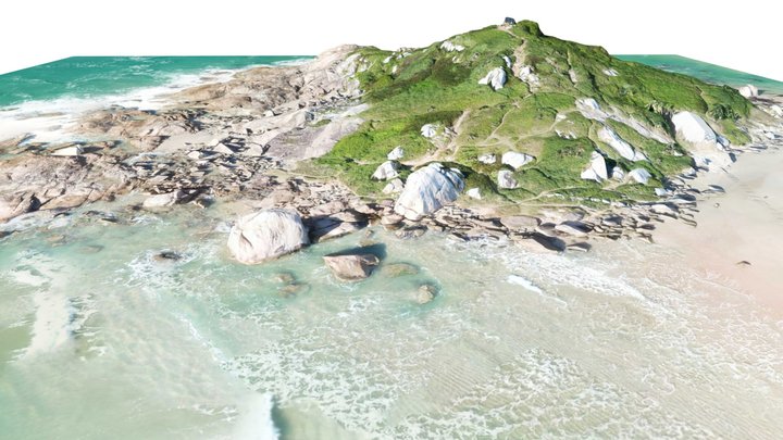 Ilhote Morro dos Povos ìndigenas. Garopaba, SC 3D Model
