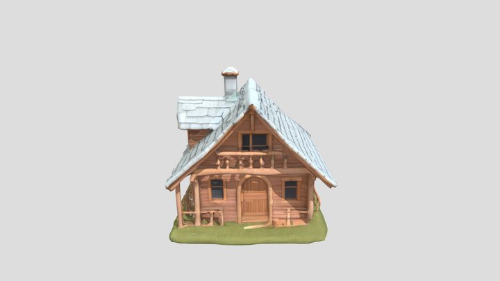 a house mesh(character design) 3D Model