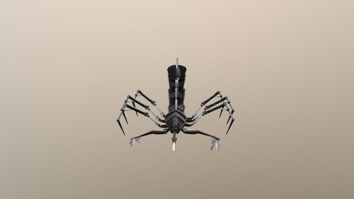 Black Scorpian 3D Model
