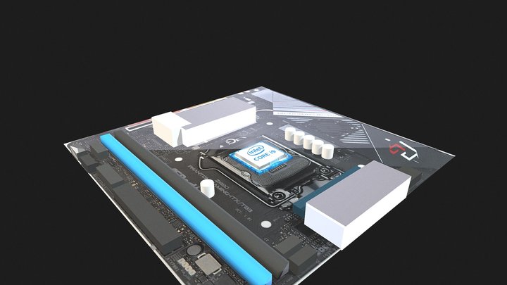 Motherboard1 3D Model