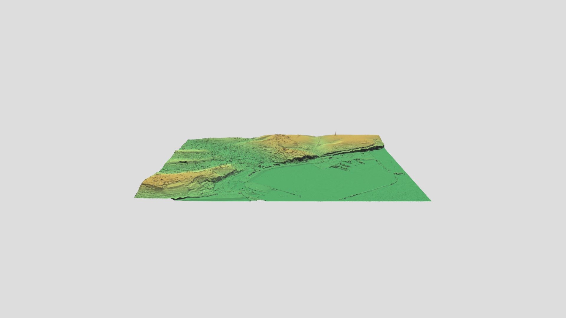 The Port of Dover - Environment Agency LiDAR DSM - Download Free 3D ...