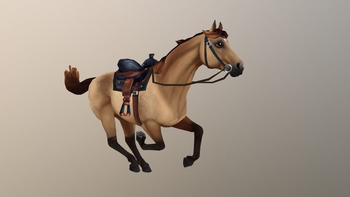 Connemara horse Star Stable Online 3D Model