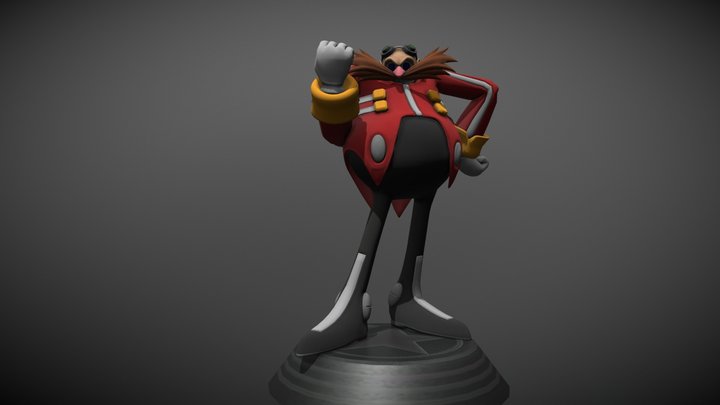Sonic Generations - Dr. Eggman Statue - Download Free 3D