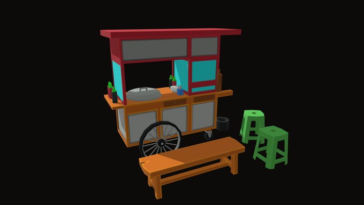 Gerobak 3D models - Sketchfab