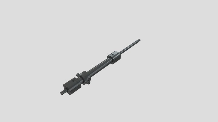 Hydraulic cylinder - mounting type H – Modèle 3D gratuit STL