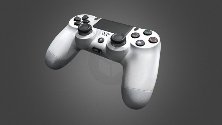 PS4 Controller 3D Model